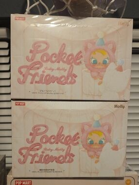 Pop Mart Molly Pocket Friends Vinyl Plush Pendant Sealed Case